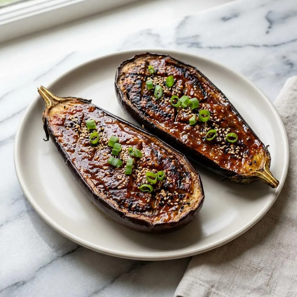 Eggplant Parmesan Recipe with Cheese and Spinach