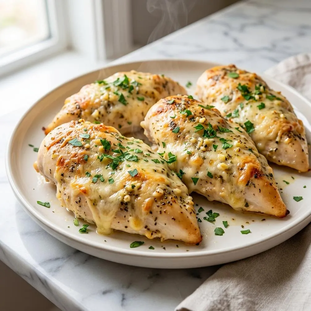Secret to the best 5-Step Garlic Parmesan Chicken Bake Recipe