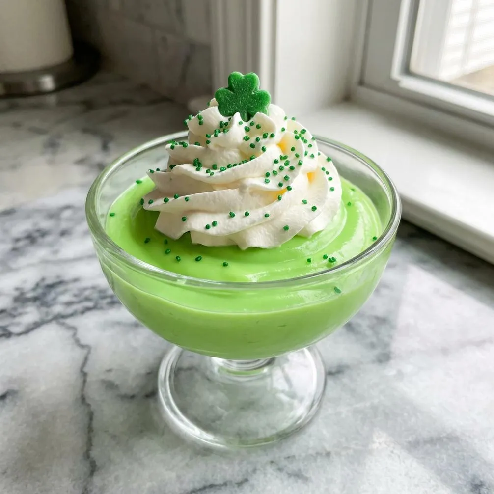 Easy recipe for St Patrick’s Day Green Shake Pudding Cups