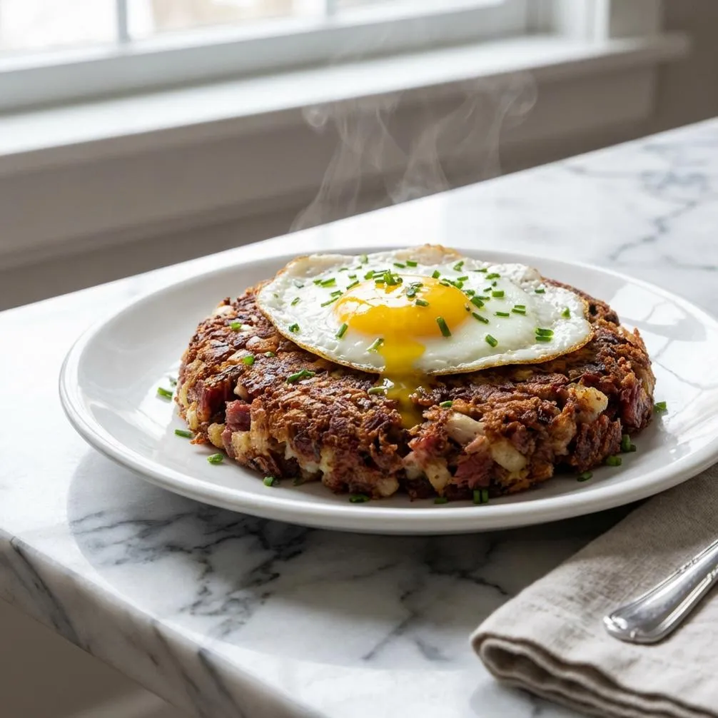 The BEST Crispy Corned Beef Hash Recipe