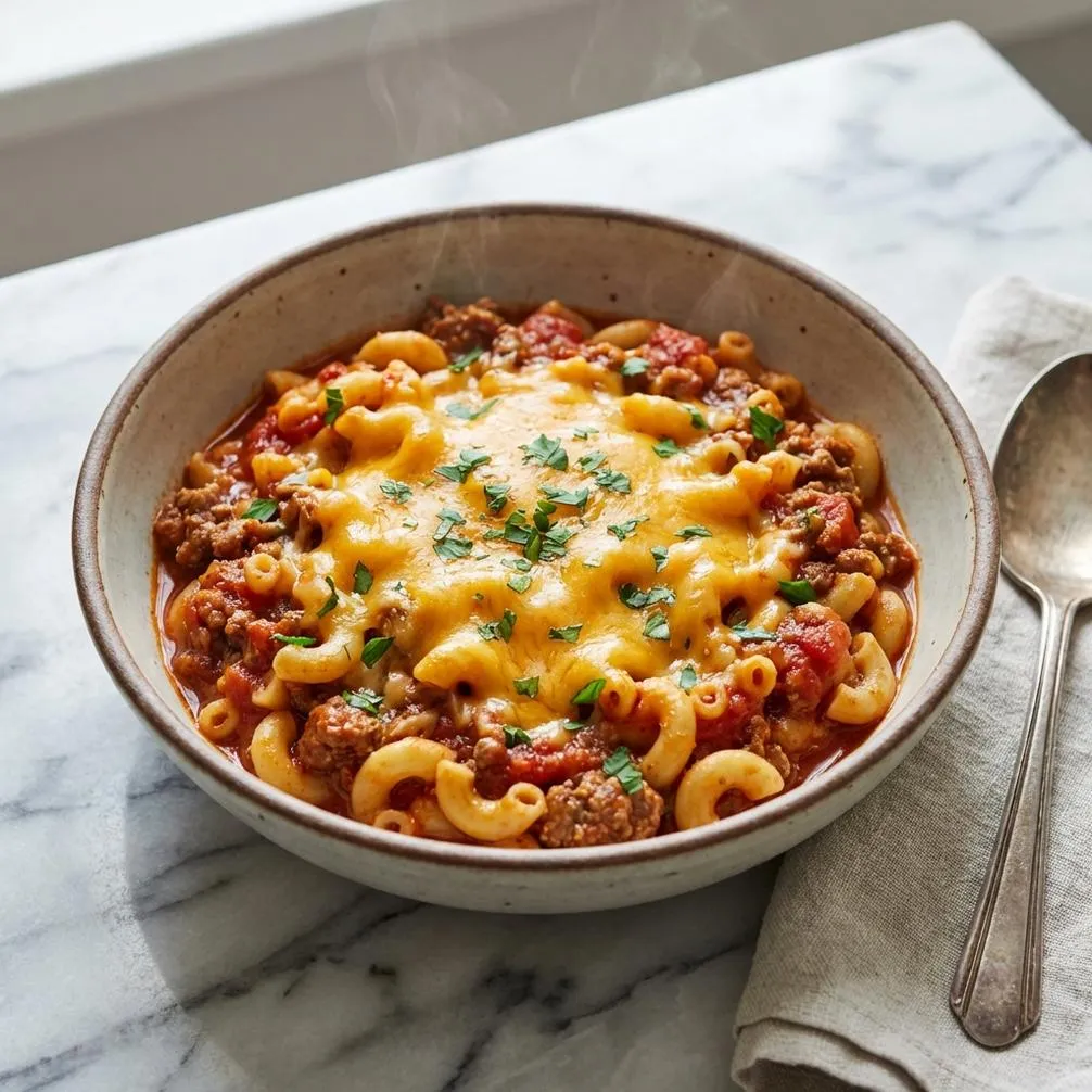 Easy recipe for 30-Minute American Goulash