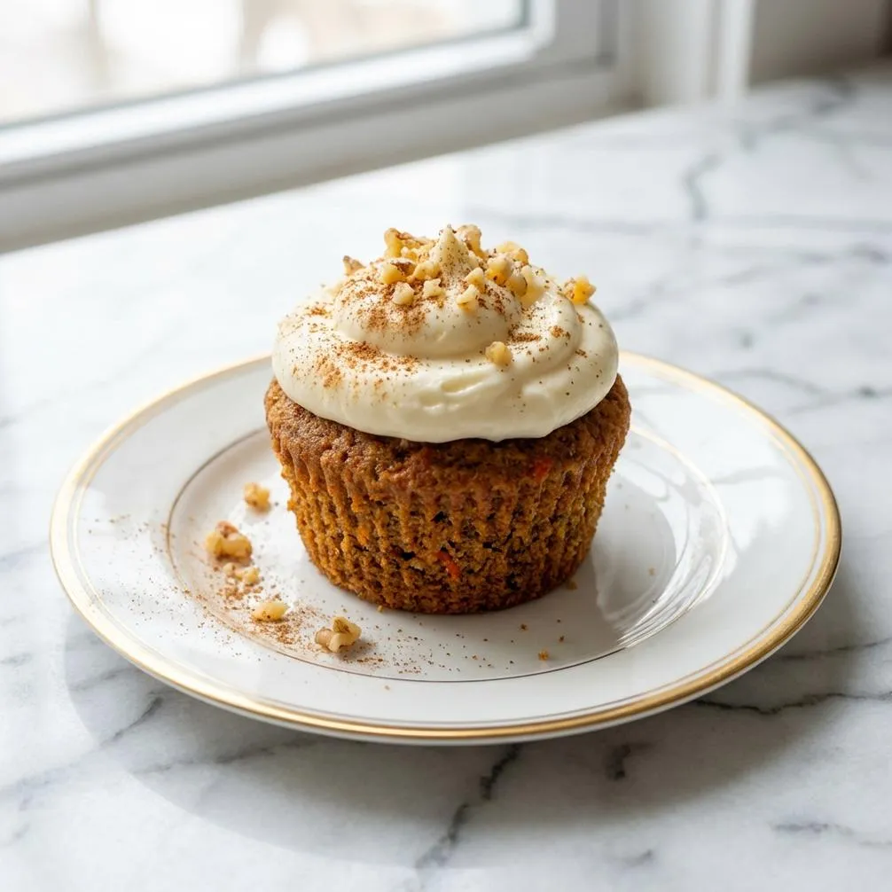 12 Carrot Cream Cheese Cupcakes Delight