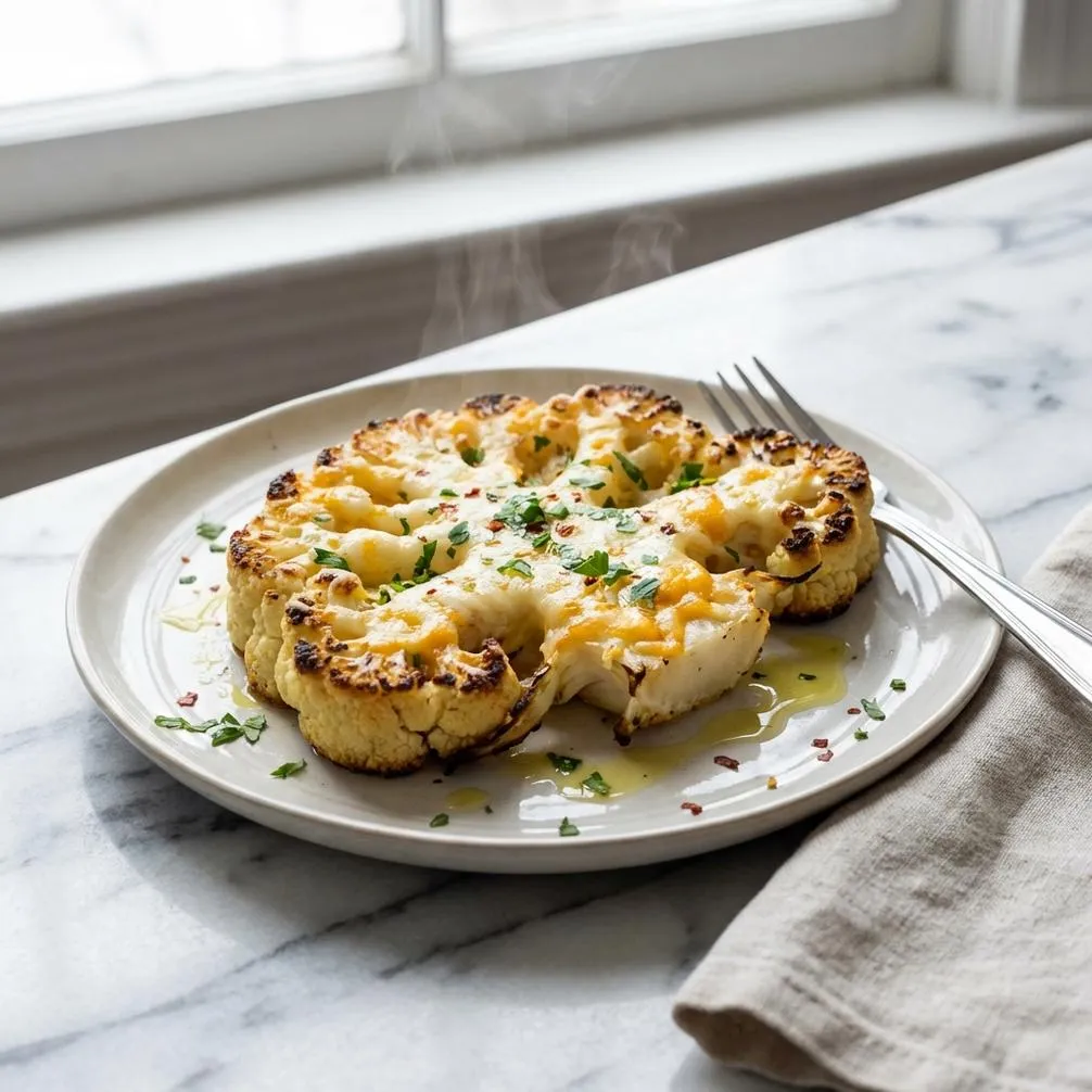 Cheesy Cauliflower Steak