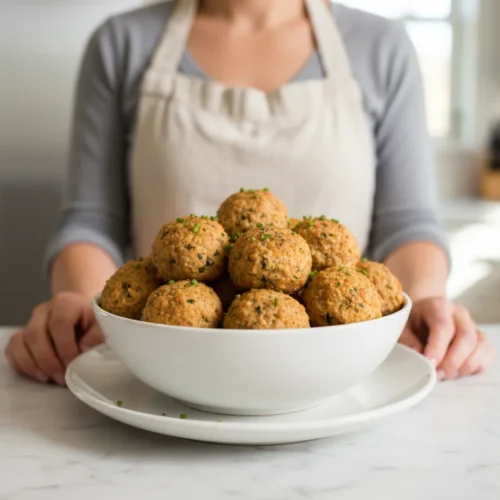 Cream Cheese Sausage Balls lifestyle