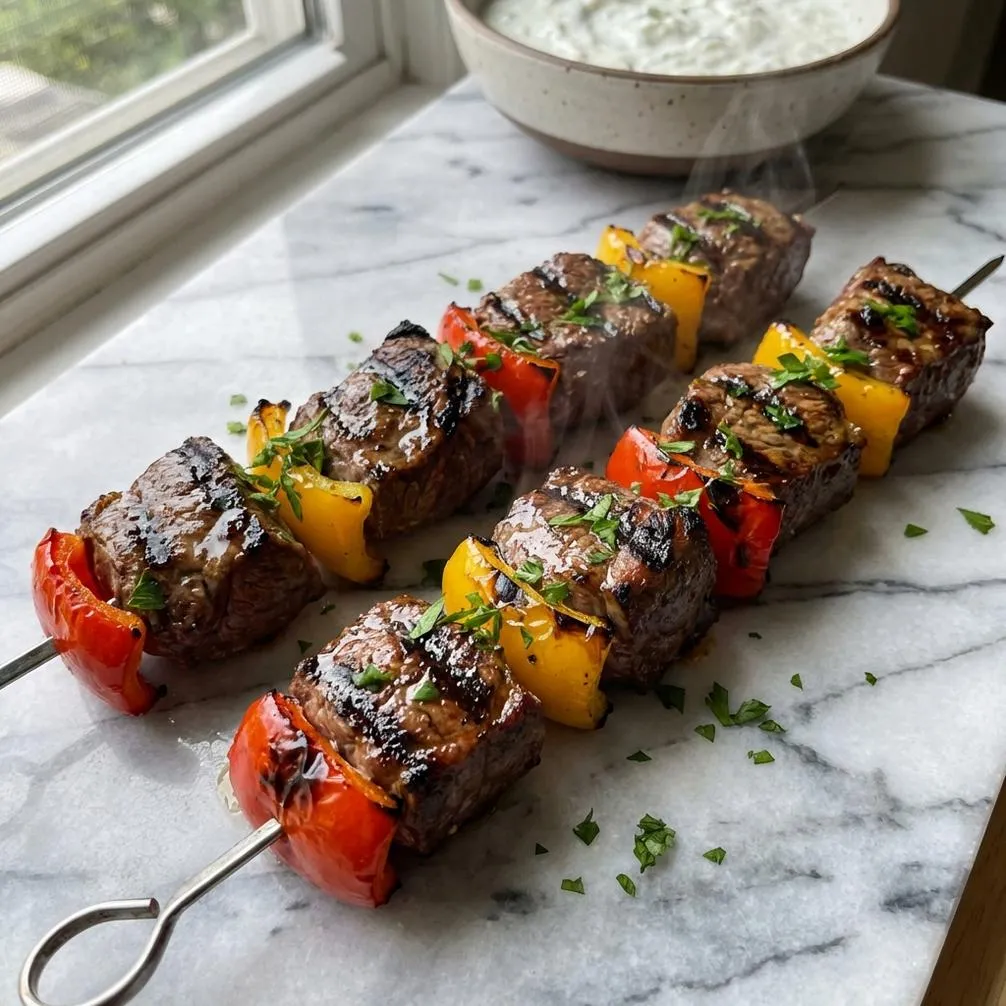 Easy Recipe for Grilled Lamb Kebabs