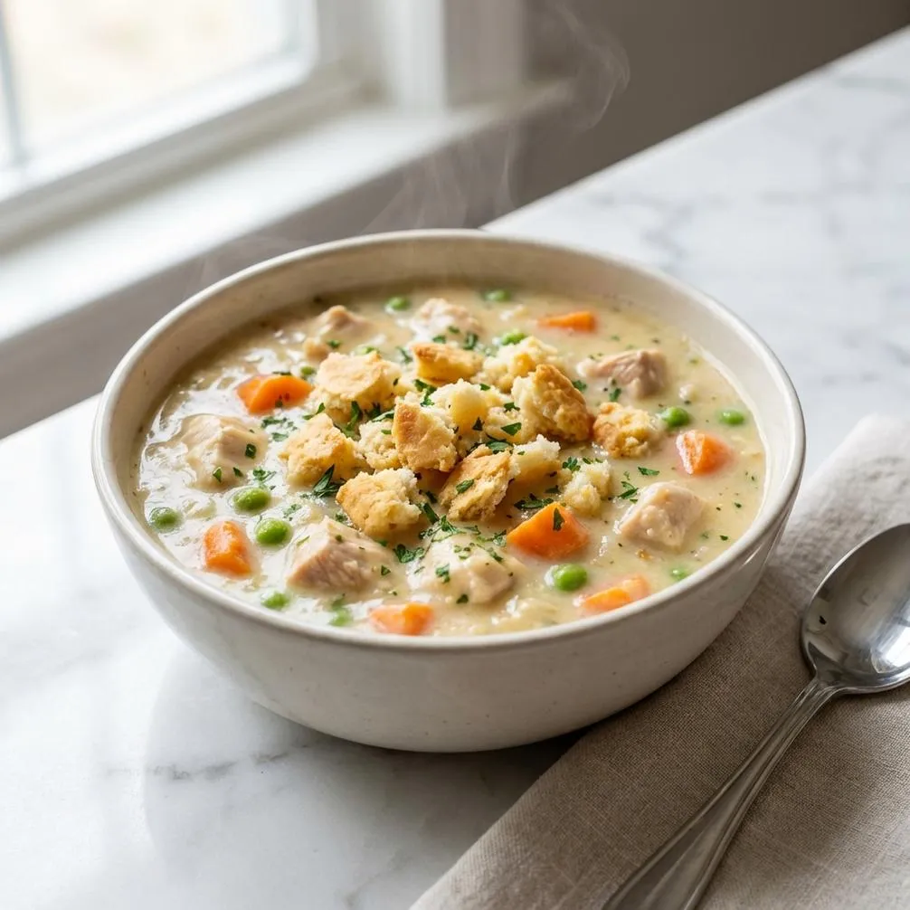 Instant Pot Chicken Pot Pie Soup Magic