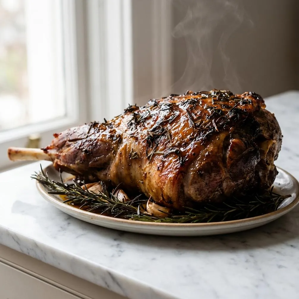 Secret to the best Rosemary Honey Lamb Shoulder