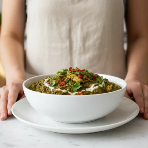 Slow Cooker Chicken Saag lifestyle