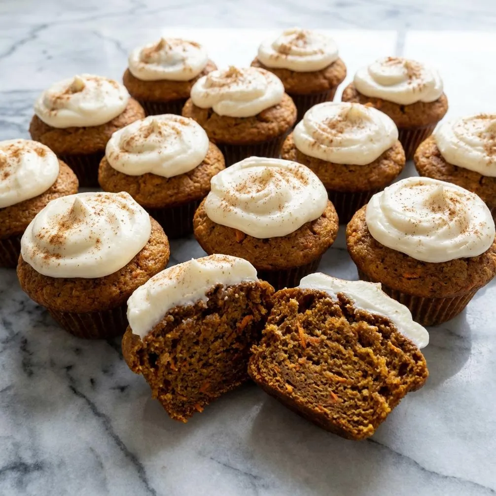 Easy recipe for 1-Bowl Vegan Carrot Muffins