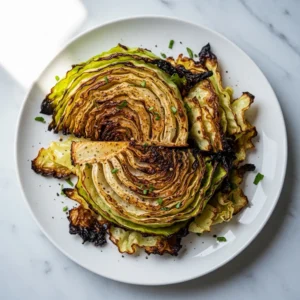 Crispy Oven Roasted Cabbage So Good featured