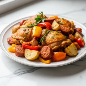 Crock Pot Chicken Scarpariello featured