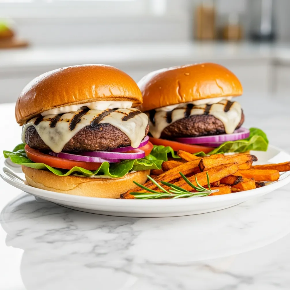 Grilled Portobello Mushroom Burgers