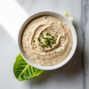 Healthy Vegan Caesar Dressing featured