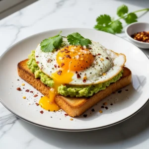 Keto Avocado Toast With Egg Recipe featured