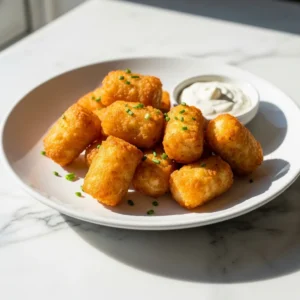 Low Carb Cauliflower Tater Tots featured