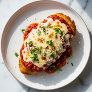 Low Carb Chicken Parmesan featured