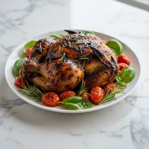 Oven Baked Balsamic Chicken featured