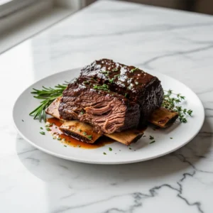 Red Wine Braised Beef Short Ribs featured