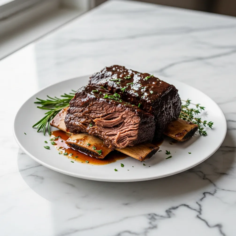 Red Wine Braised Beef Short Ribs
