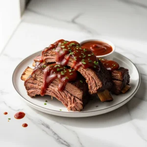 Slow Cooker Beef Ribs featured