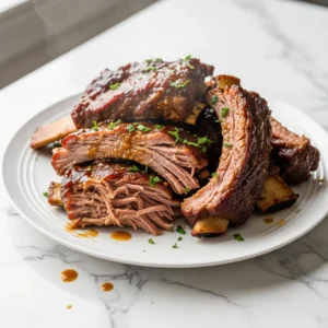 Slow Cooker Spare Ribs featured
