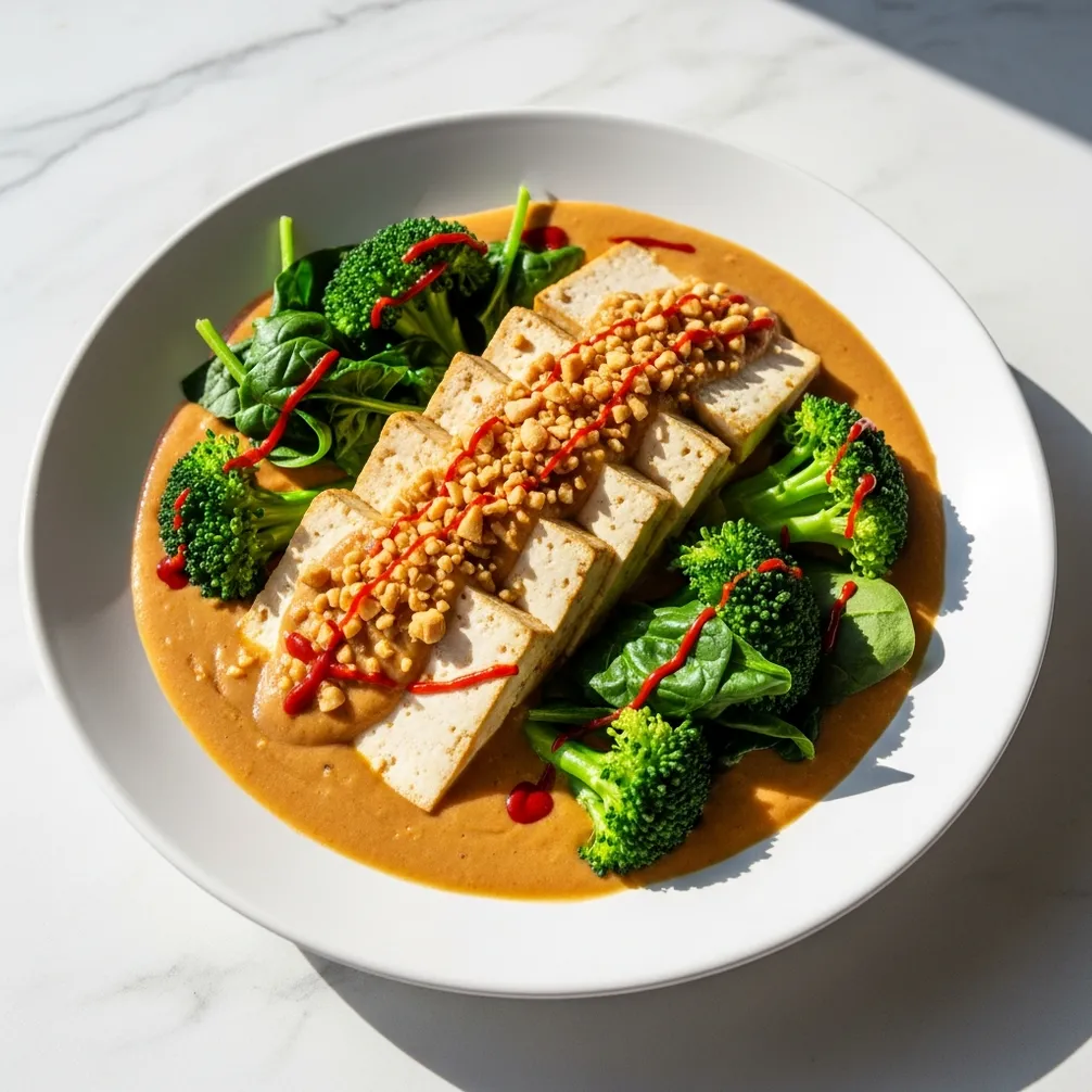 Swimming Rama Tofu In Peanut Sauce