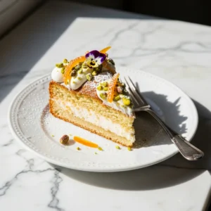 Unbelievably Vegan Cannoli Cake Recipe featured