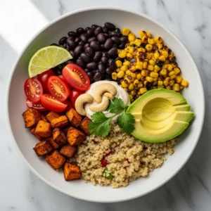 Vegan Burrito Bowl featured
